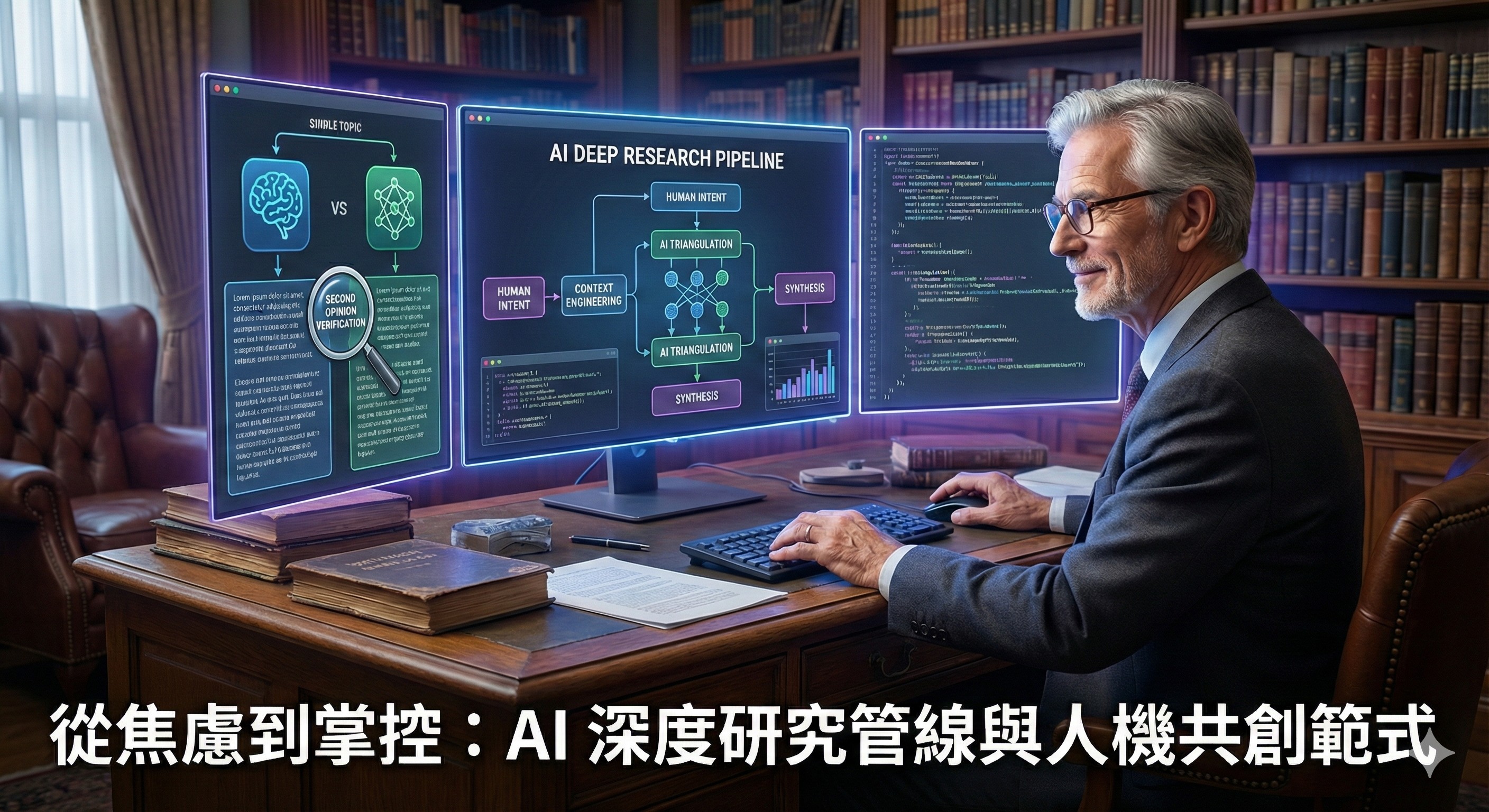 從期刊論文到讓團隊信服的深度提案:一位資深教授如何利用「AI 深度研究管線」突破研究僵局?